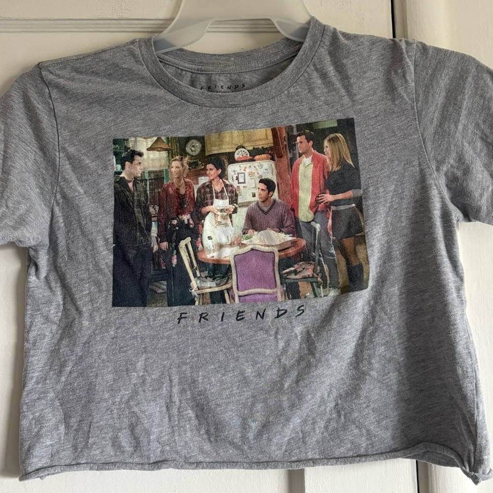 FRIENDS Gray Crop Top